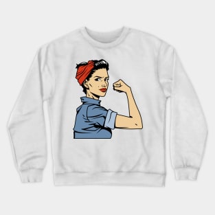 Strong Woman Crewneck Sweatshirt